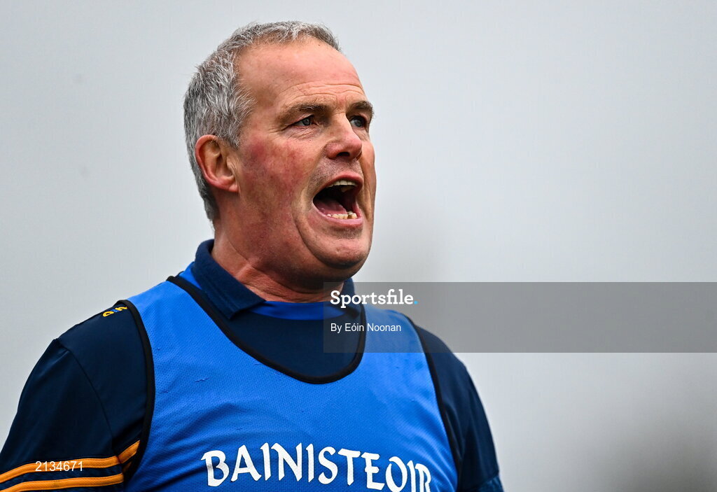 12 December 2021; St Rynaghs manager Ken Hogan during the AIB Leinster GAA Hurling Senior Club Championship Semi-Final match between St Rynaghs and Shamrocks Ballyhale at Bord na Mona O’Connor Park in Tullamore, Offaly. Photo by Eóin Noonan/Sportsfile