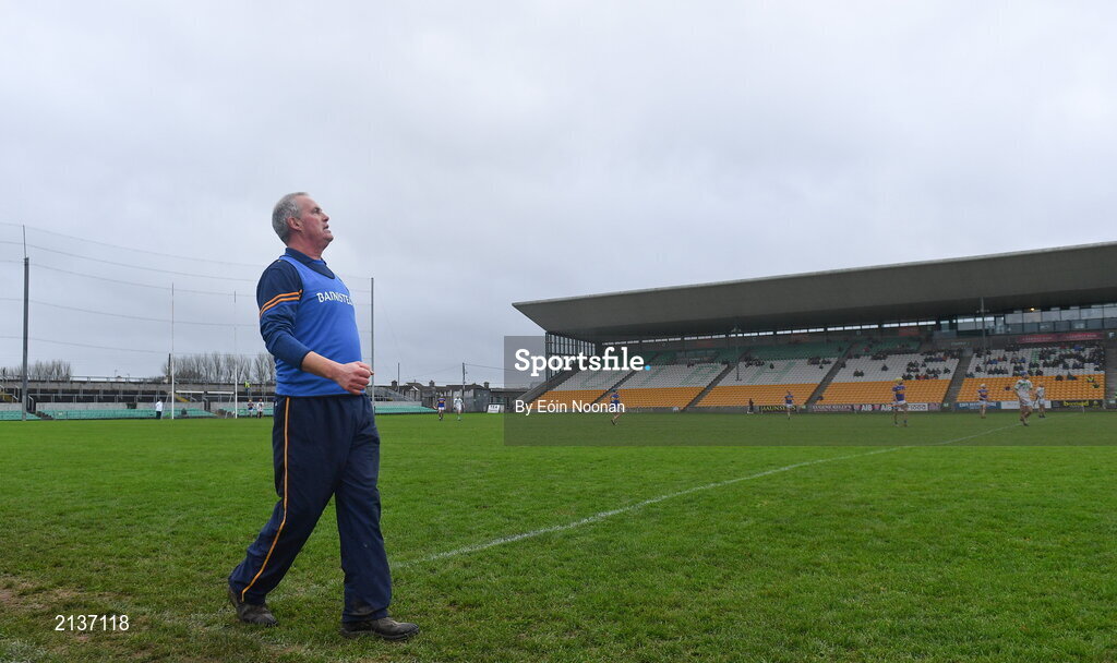 12 December 2021; St Rynaghs manager Ken Hogan during the AIB Leinster GAA Hurling Senior Club Championship Semi-Final match between St Rynaghs and Shamrocks Ballyhale at Bord na Mona O’Connor Park in Tullamore, Offaly. Photo by Eóin Noonan/Sportsfile