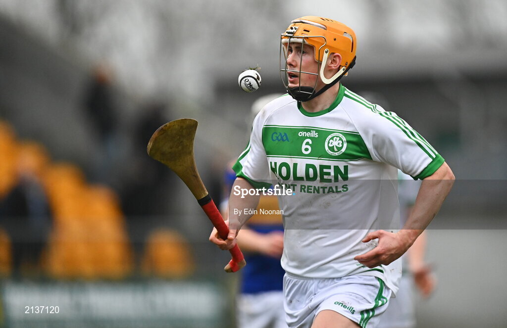 12 December 2021; Richie Reid of Shamrocks Ballyhale during the AIB Leinster GAA Hurling Senior Club Championship Semi-Final match between St Rynaghs and Shamrocks Ballyhale at Bord na Mona O’Connor Park in Tullamore, Offaly. Photo by Eóin Noonan/Sportsfile