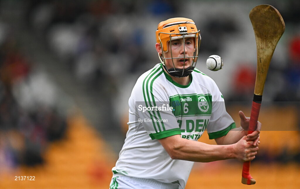 12 December 2021; Richie Reid of Shamrocks Ballyhale during the AIB Leinster GAA Hurling Senior Club Championship Semi-Final match between St Rynaghs and Shamrocks Ballyhale at Bord na Mona O’Connor Park in Tullamore, Offaly. Photo by Eóin Noonan/Sportsfile