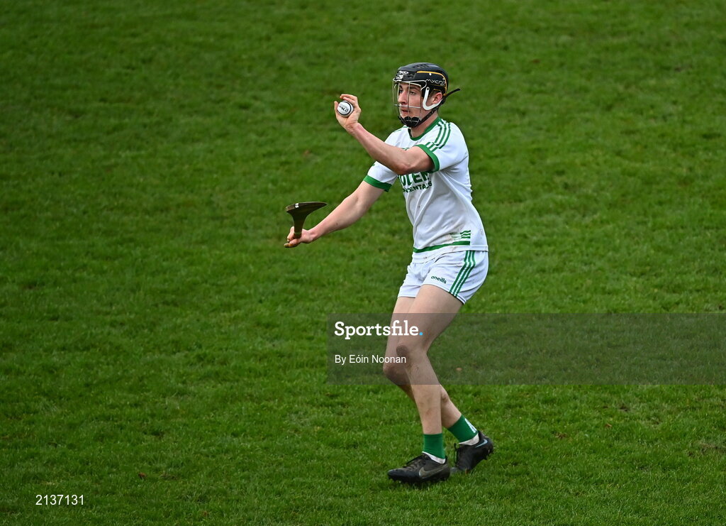 12 December 2021; Darragh Corcoran of Shamrocks Ballyhale during the AIB Leinster GAA Hurling Senior Club Championship Semi-Final match between St Rynaghs and Shamrocks Ballyhale at Bord na Mona O’Connor Park in Tullamore, Offaly. Photo by Eóin Noonan/Sportsfile