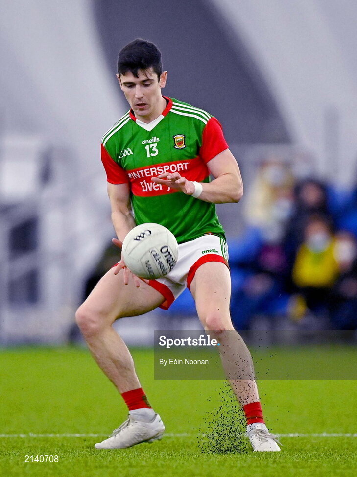 7 January 2022; Conor Loftus of Mayo during the Connacht FBD League semi-final match between Mayo and Galway at the NUI Galway Connacht GAA Air Dome in Bekan, Mayo. Photo by Eóin Noonan/Sportsfile