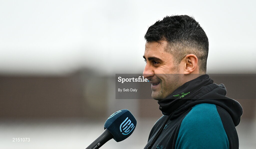 29 January 2022; Tiernan O'Halloran of Connacht before the United Rugby Championship match between Connacht and Glasgow Warriors at the Sportsground in Galway. Photo by Seb Daly/Sportsfile
