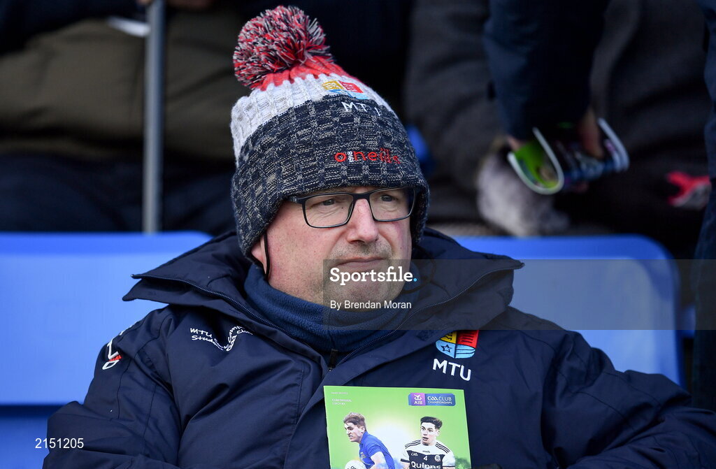 29 January 2022; Cork senior football manager Keith Ricken in attendance during the AIB GAA Football All-Ireland Senior Club Championship Semi-Final match between St Finbarr's, Cork, and Kilcoo, Down, at MW Hire O'Moore Park in Portlaoise, Laois. Photo by Brendan Moran/Sportsfile