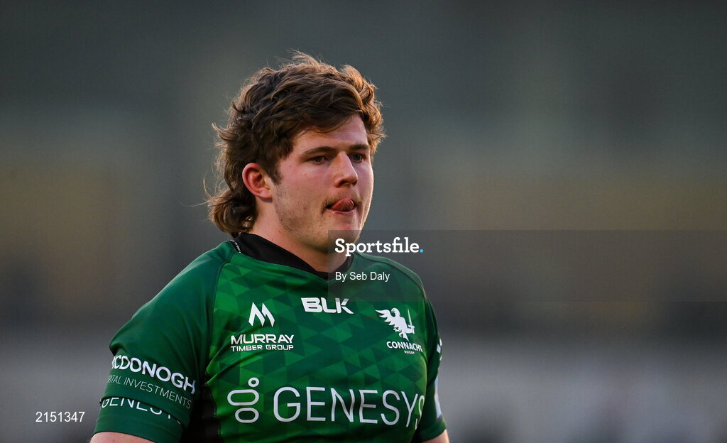 29 January 2022; Oisín Dowling of Connacht after his side's defeat in the United Rugby Championship match between Connacht and Glasgow Warriors at the Sportsground in Galway. Photo by Seb Daly/Sportsfile