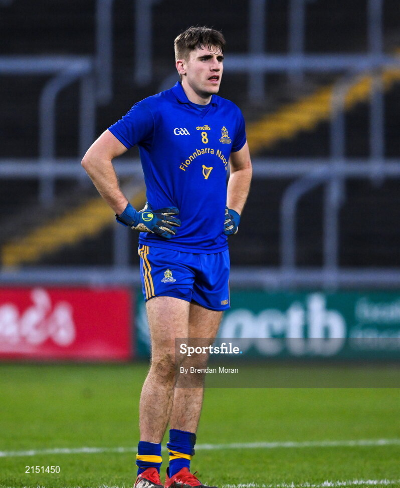 29 January 2022; Ian Maguire of St Finbarr's after the AIB GAA Football All-Ireland Senior Club Championship Semi-Final match between St Finbarr's, Cork, and Kilcoo, Down, at MW Hire O'Moore Park in Portlaoise, Laois. Photo by Brendan Moran/Sportsfile