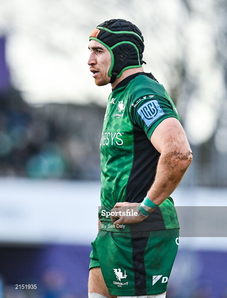 29 January 2022; Ultan Dillane of Connacht during the United Rugby Championship match between Connacht and Glasgow Warriors at the Sportsground in Galway. Photo by Seb Daly/Sportsfile