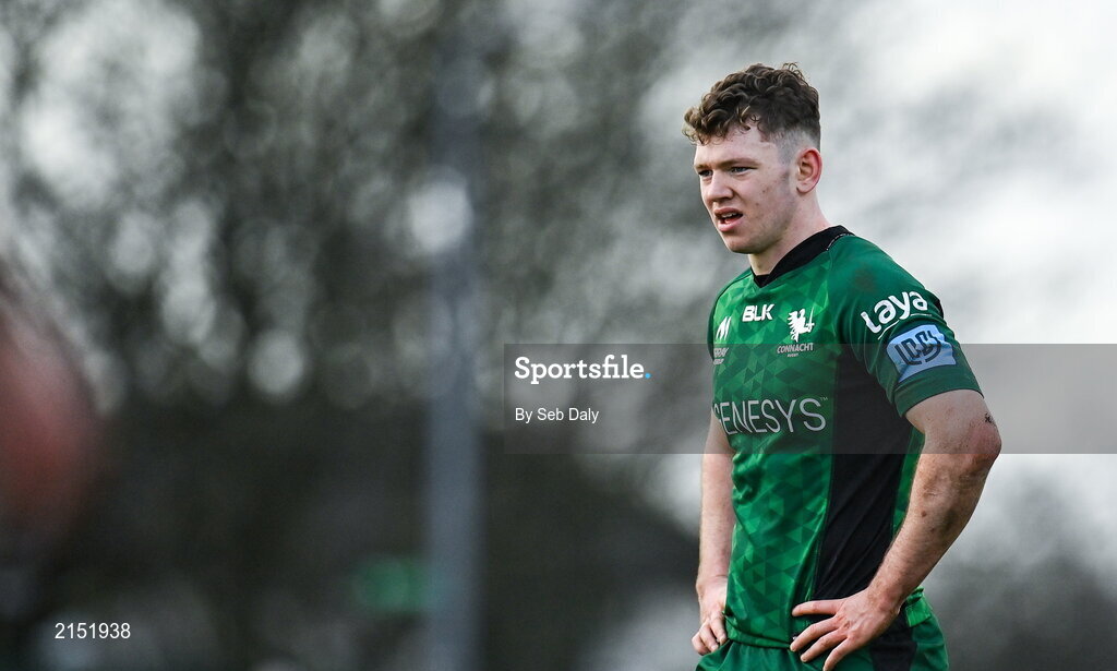29 January 2022; Cathal Forde of Connacht during the United Rugby Championship match between Connacht and Glasgow Warriors at the Sportsground in Galway. Photo by Seb Daly/Sportsfile