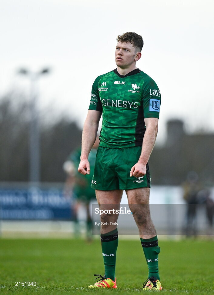 29 January 2022; Cathal Forde of Connacht during the United Rugby Championship match between Connacht and Glasgow Warriors at the Sportsground in Galway. Photo by Seb Daly/Sportsfile