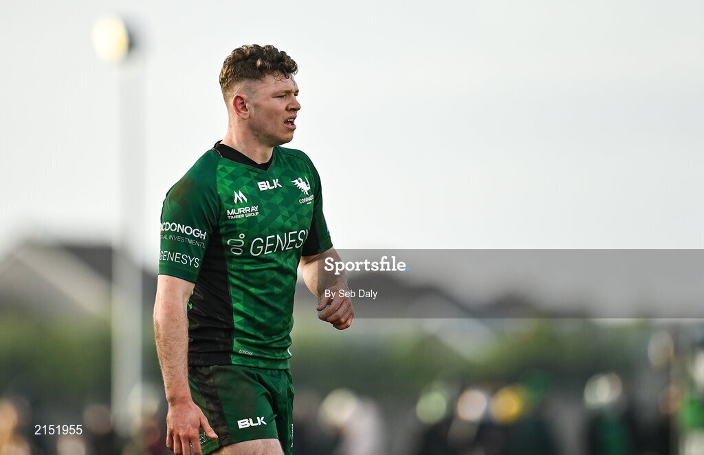 29 January 2022; Cathal Forde of Connacht during the United Rugby Championship match between Connacht and Glasgow Warriors at the Sportsground in Galway. Photo by Seb Daly/Sportsfile