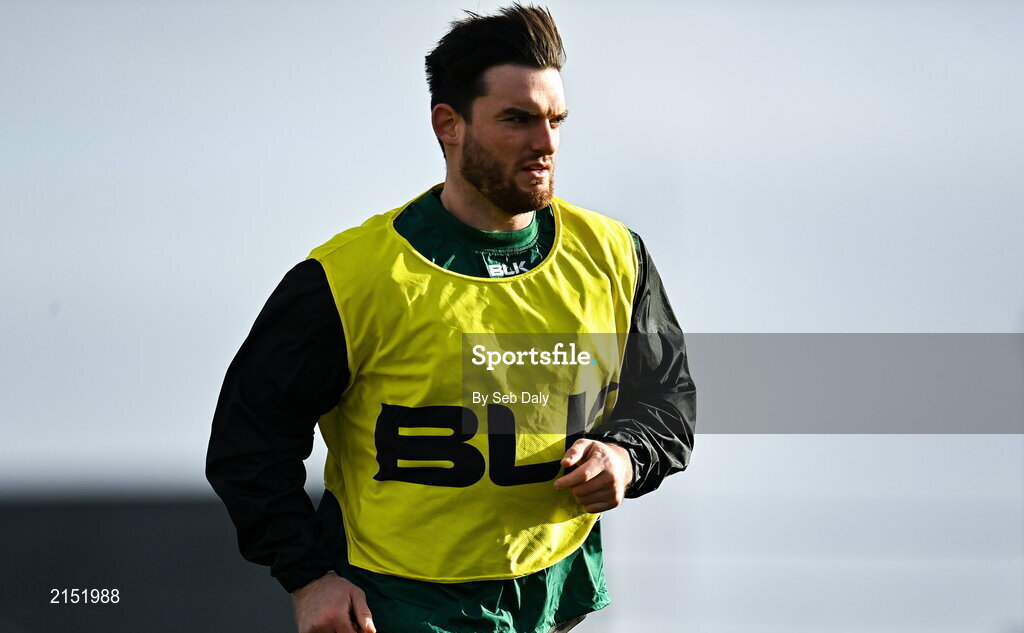 29 January 2022; Tom Daly of Connacht before the United Rugby Championship match between Connacht and Glasgow Warriors at the Sportsground in Galway. Photo by Seb Daly/Sportsfile