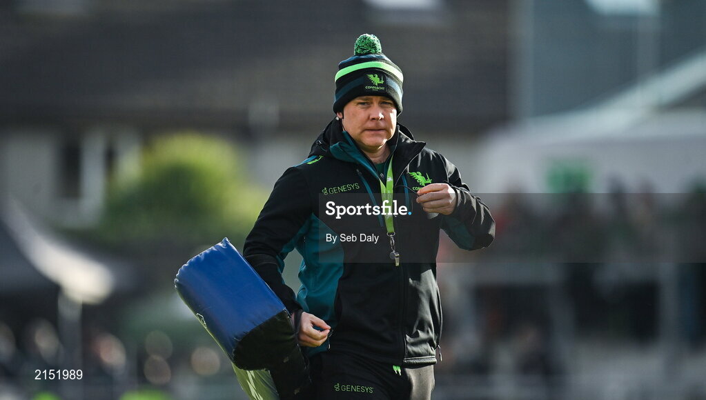 29 January 2022; Connacht defence coach Colm Tucker before the United Rugby Championship match between Connacht and Glasgow Warriors at the Sportsground in Galway. Photo by Seb Daly/Sportsfile
