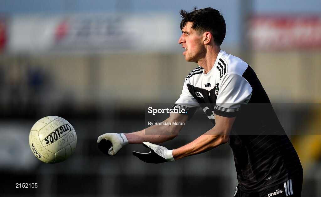 29 January 2022; Eugene Branagan of Kilcoo during the AIB GAA Football All-Ireland Senior Club Championship Semi-Final match between St Finbarr's, Cork, and Kilcoo, Down, at MW Hire O'Moore Park in Portlaoise, Laois. Photo by Brendan Moran/Sportsfile
