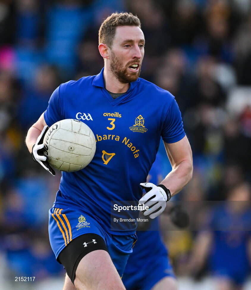 29 January 2022; Jamie Burns of St Finbarr's during the AIB GAA Football All-Ireland Senior Club Championship Semi-Final match between St Finbarr's, Cork, and Kilcoo, Down, at MW Hire O'Moore Park in Portlaoise, Laois. Photo by Brendan Moran/Sportsfile