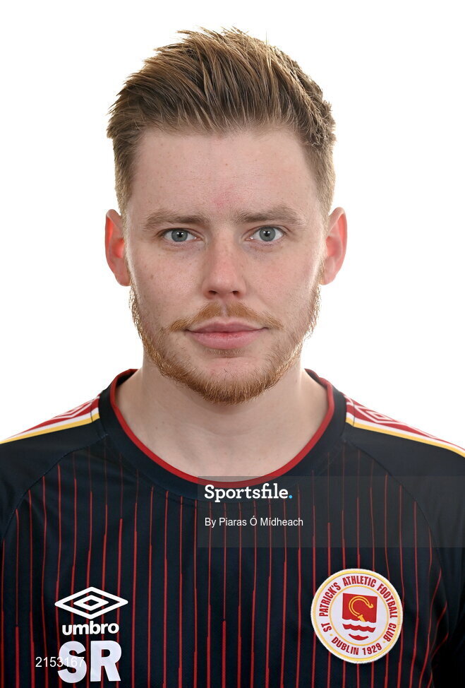 31 January 2022; Head of medical Sam Rice poses for a portrait during a St Patrick's Athletic squad portrait session at Ballyoulster United Football Club, in Kildare. Photo by Piaras Ó Mídheach/Sportsfile