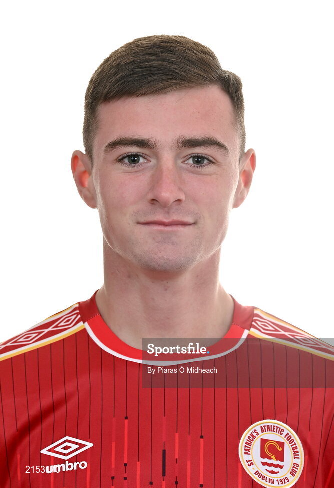 31 January 2022; Ben McCormack poses for a portrait during a St Patrick's Athletic squad portrait session at Ballyoulster United Football Club, in Kildare. Photo by Piaras Ó Mídheach/Sportsfile