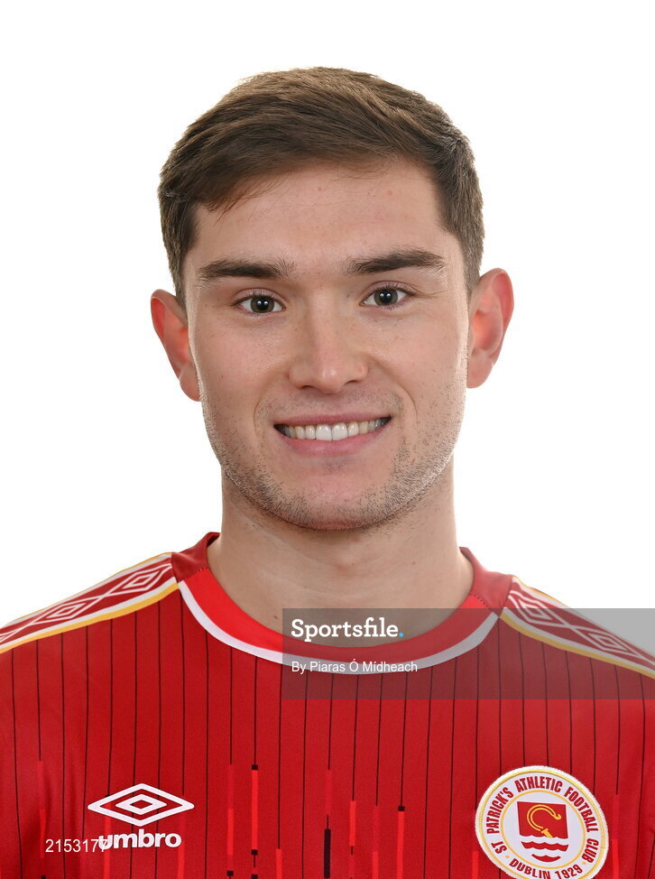 31 January 2022; Anto Breslin poses for a portrait during a St Patrick's Athletic squad portrait session at Ballyoulster United Football Club, in Kildare. Photo by Piaras Ó Mídheach/Sportsfile