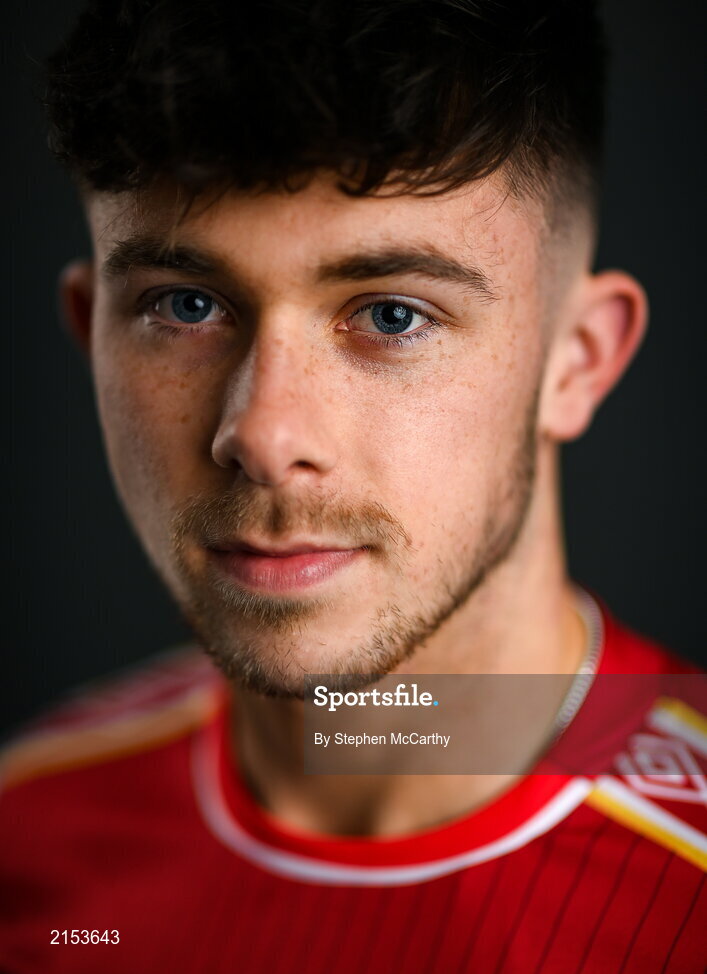 31 January 2022; Adam O'Reilly poses for a portrait during a St Patrick's Athletic squad portrait session at Ballyoulster United Football Club in Kildare. Photo by Stephen McCarthy/Sportsfile