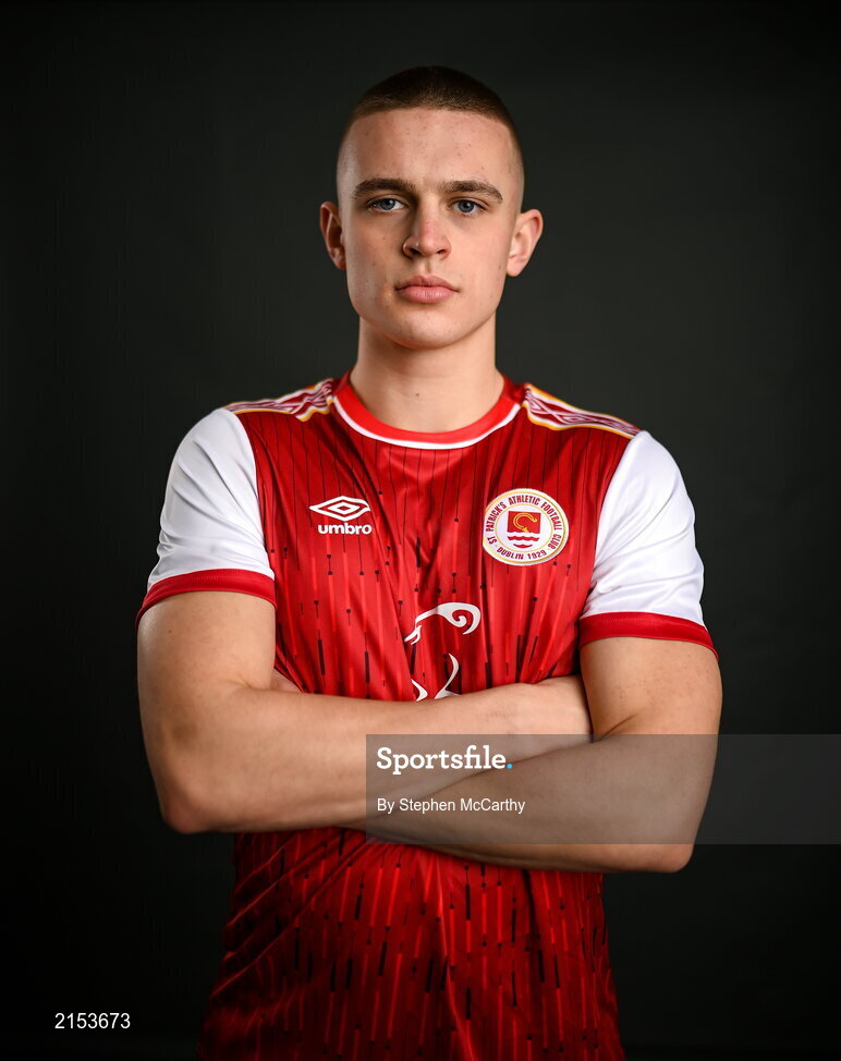 31 January 2022; Adam Murphy poses for a portrait during a St Patrick's Athletic squad portrait session at Ballyoulster United Football Club in Kildare. Photo by Stephen McCarthy/Sportsfile