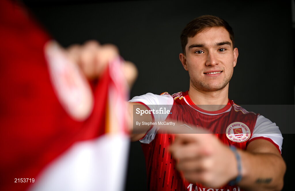 31 January 2022; Anto Breslin poses for a portrait during a St Patrick's Athletic squad portrait session at Ballyoulster United Football Club in Kildare. Photo by Stephen McCarthy/Sportsfile