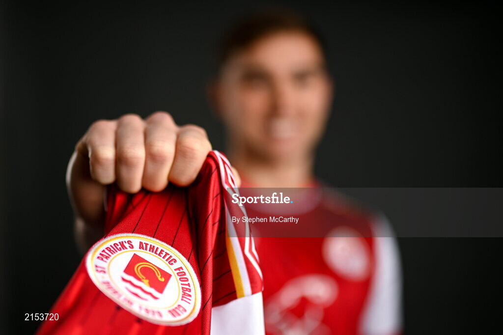 31 January 2022; Anto Breslin poses for a portrait during a St Patrick's Athletic squad portrait session at Ballyoulster United Football Club in Kildare. Photo by Stephen McCarthy/Sportsfile