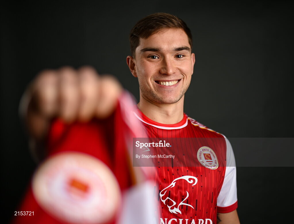 31 January 2022; Anto Breslin poses for a portrait during a St Patrick's Athletic squad portrait session at Ballyoulster United Football Club in Kildare. Photo by Stephen McCarthy/Sportsfile