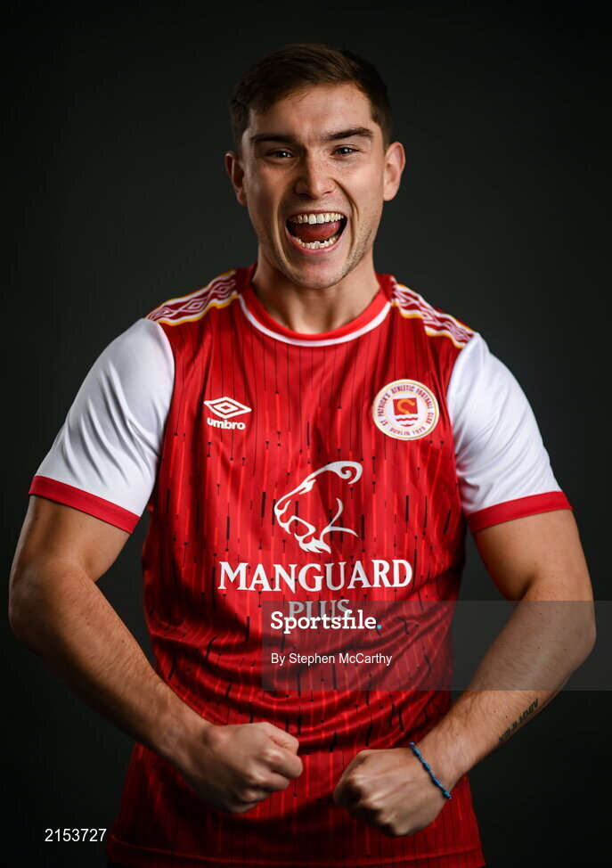 31 January 2022; Anto Breslin poses for a portrait during a St Patrick's Athletic squad portrait session at Ballyoulster United Football Club in Kildare. Photo by Stephen McCarthy/Sportsfile