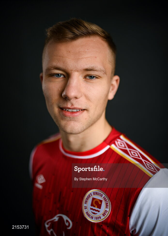 31 January 2022; Jamie Lennon poses for a portrait during a St Patrick's Athletic squad portrait session at Ballyoulster United Football Club in Kildare. Photo by Stephen McCarthy/Sportsfile