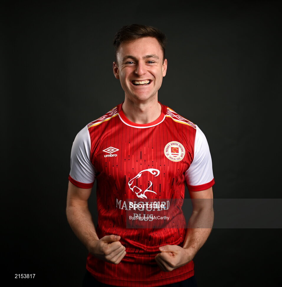 31 January 2022; Jason McClelland poses for a portrait during a St Patrick's Athletic squad portrait session at Ballyoulster United Football Club in Kildare. Photo by Stephen McCarthy/Sportsfile
