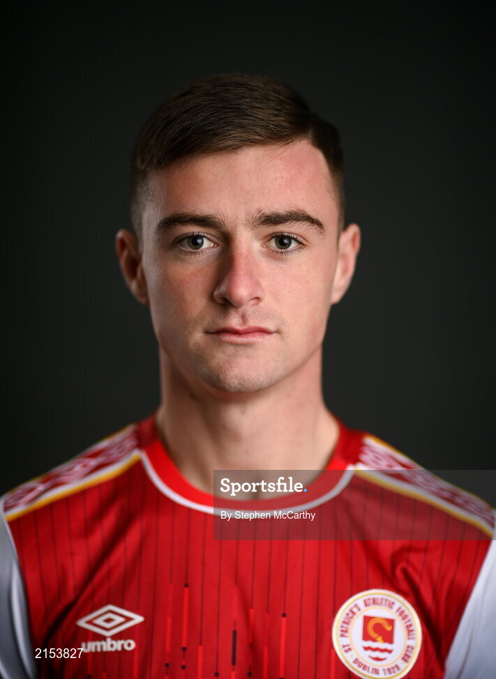 31 January 2022; Ben McCormack poses for a portrait during a St Patrick's Athletic squad portrait session at Ballyoulster United Football Club in Kildare. Photo by Stephen McCarthy/Sportsfile