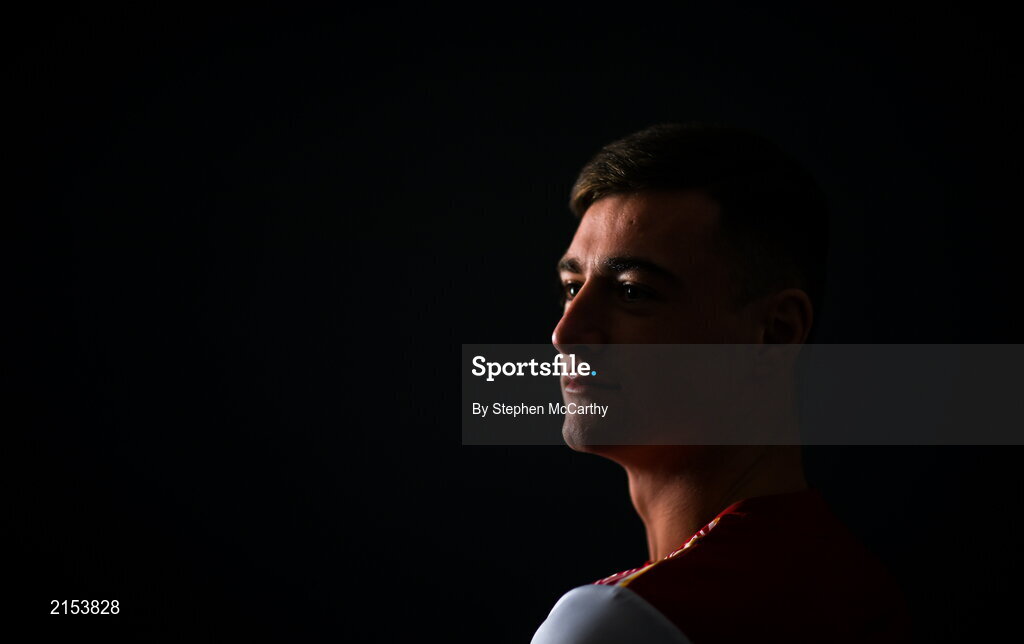 31 January 2022; Ben McCormack poses for a portrait during a St Patrick's Athletic squad portrait session at Ballyoulster United Football Club in Kildare. Photo by Stephen McCarthy/Sportsfile