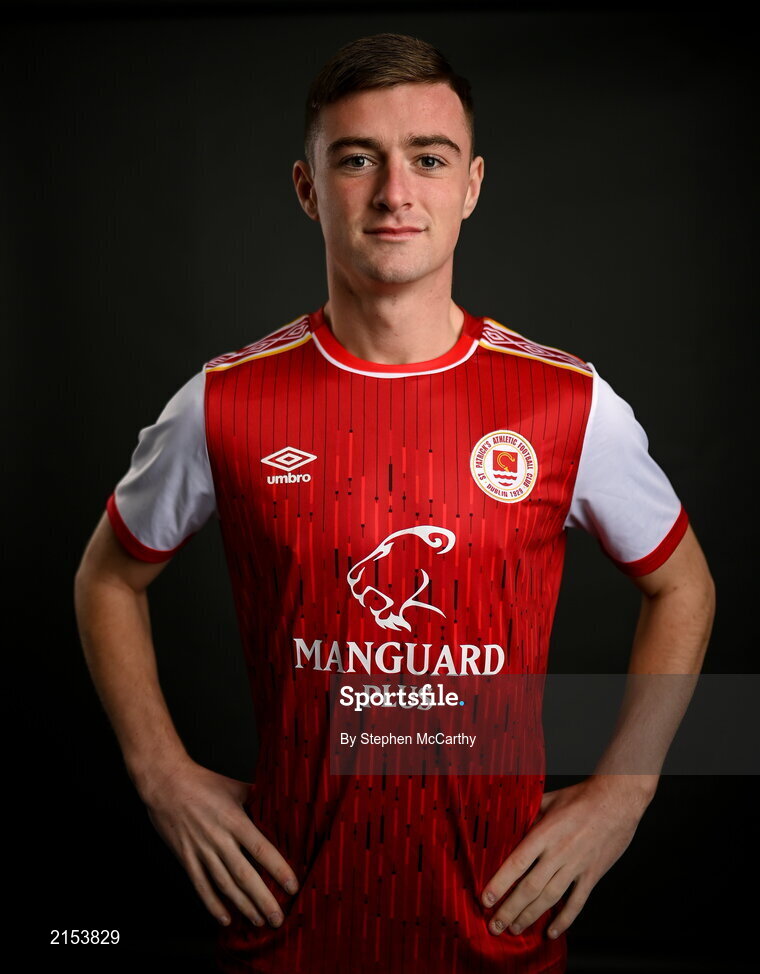 31 January 2022; Ben McCormack poses for a portrait during a St Patrick's Athletic squad portrait session at Ballyoulster United Football Club in Kildare. Photo by Stephen McCarthy/Sportsfile