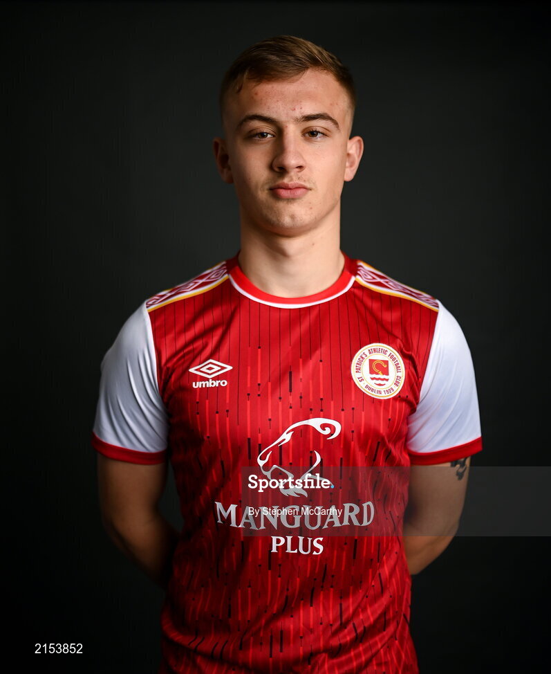 31 January 2022; Ben Curtis poses for a portrait during a St Patrick's Athletic squad portrait session at Ballyoulster United Football Club in Kildare. Photo by Stephen McCarthy/Sportsfile