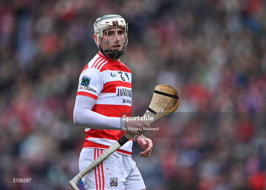 5 February 2022; Mark Keane of Ballygiblin during the AIB GAA Hurling All-Ireland Junior Club Championship Final match between Ballygiblin, Cork, and Mooncoin, Kilkenny, at Croke Park in Dublin. Photo by Piaras Ó Mídheach/Sportsfile