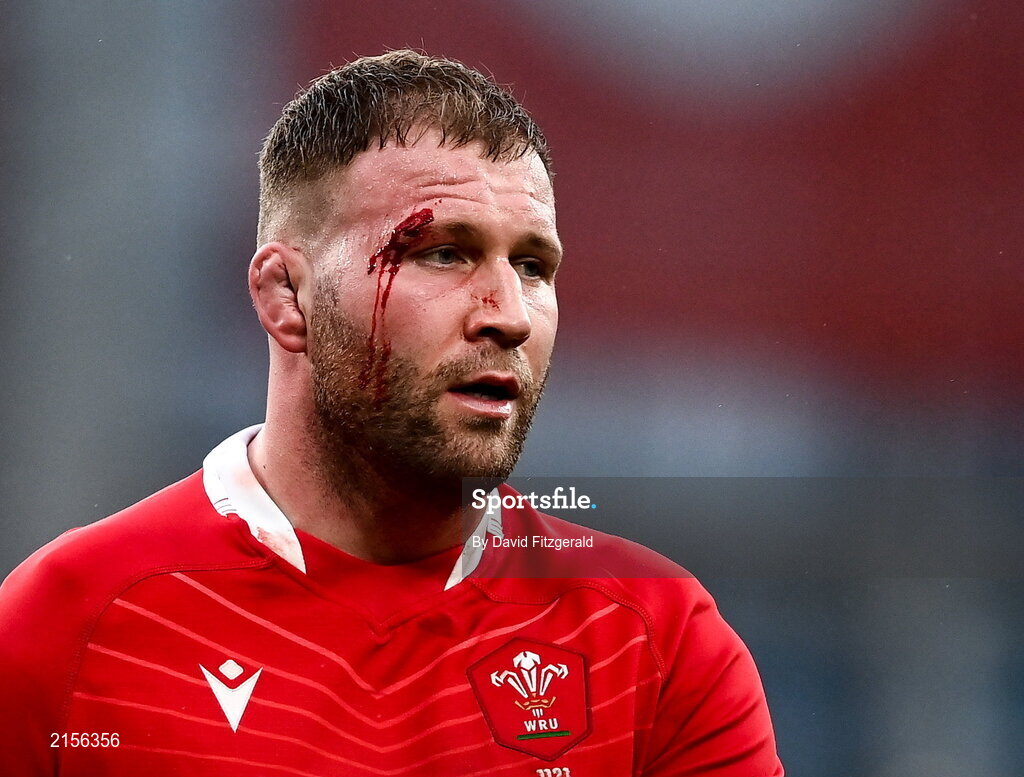 5 February 2022; Ross Moriarty of Wales after the Guinness Six Nations Rugby Championship match between Ireland and Wales at the Aviva Stadium in Dublin. Photo by David Fitzgerald/Sportsfile