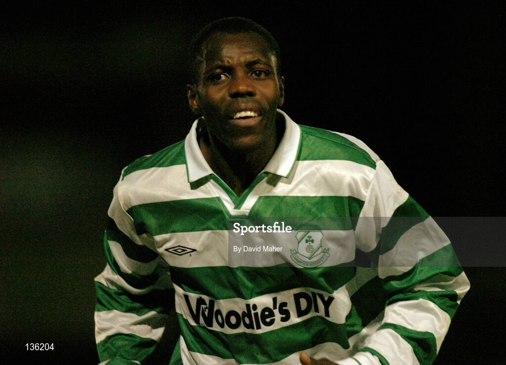 26 March 2004; Mark Rutherford, Shamrock Rovers. eircom league, Premier Division, Shamrock Rovers v Cork City, Richmond Park, Dublin. Picture credit; David Maher / SPORTSFILE *EDI*