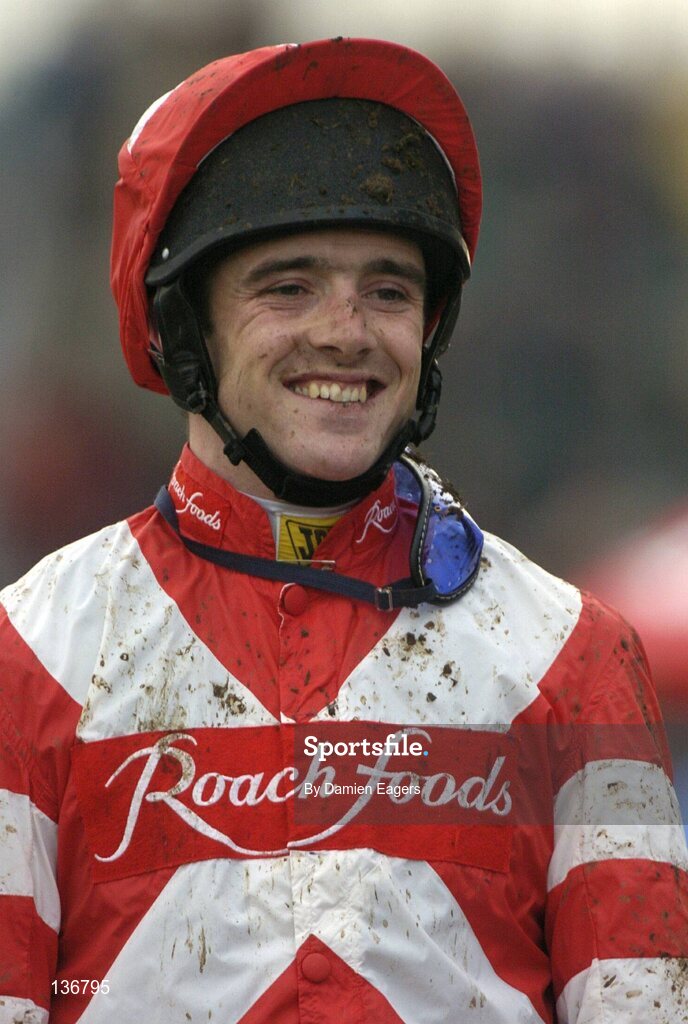 18 March 2004; Ruby Walsh, jockey of St Pirran, smiles after winning the 132nd Year of the Cheltenham Grand Annual Steeple Chase Challenge Cup, Cheltenham Festival, Prestbury Park, Cheltenham, England. Horse Racing. Picture credit; Damien Eagers / SPORTSFILE *EDI*