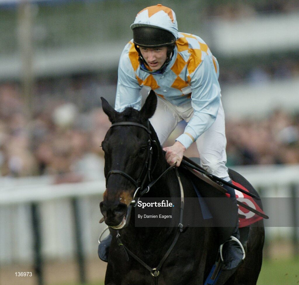 17 March 2004; Native Emperor, with Robert Widger up, on the way to winning the 134th Year of the National Hunt Steeplechase Challenge Cup, Cheltenham Festival, Prestbury Park, Cheltenham, England. Horse Racing. Picture credit; Damien Eagers / SPORTSFILE *EDI*