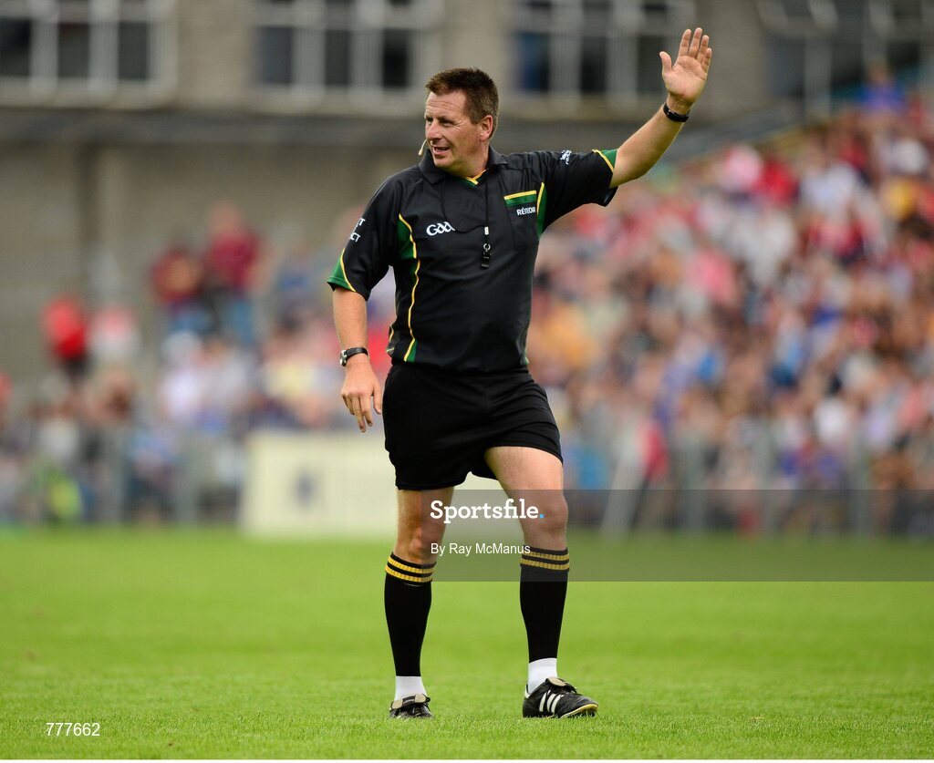 28 July 2013; Referee Brian Gavin. GAA Hurling All-Ireland Senior Championship, Quarter-Final, Galway v Clare, Semple Stadium, Thurles, Co. Tipperary. Picture credit: Ray McManus / SPORTSFILE
