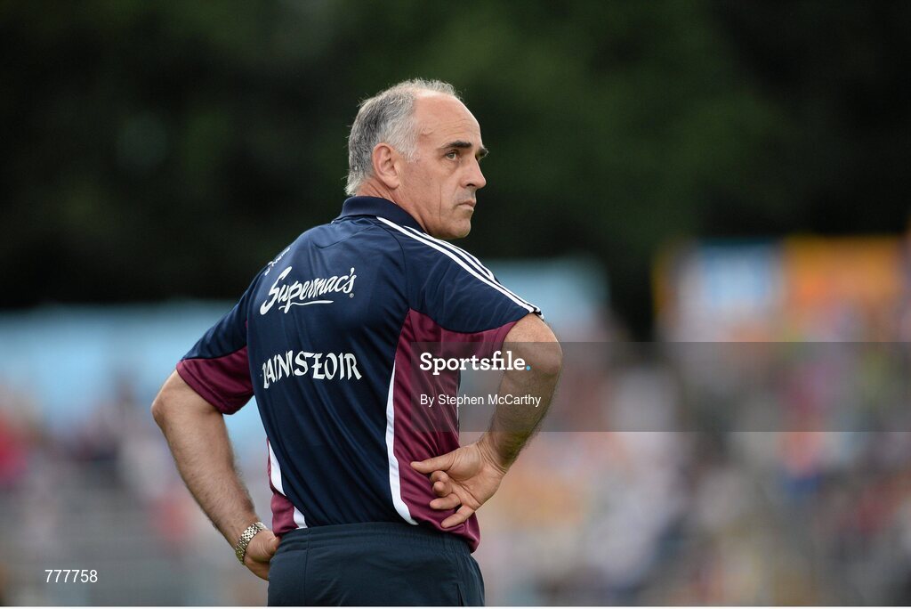 28 July 2013; Galway manager Anthony Cunningham. GAA Hurling All-Ireland Senior Championship, Quarter-Final, Galway v Clare, Semple Stadium, Thurles, Co. Tipperary. Picture credit: Stephen McCarthy / SPORTSFILE