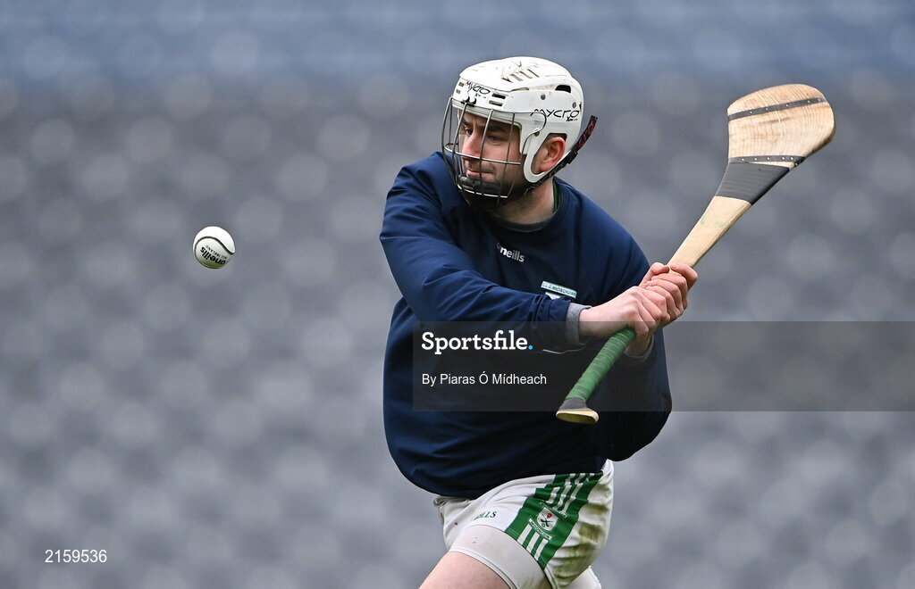 5 February 2022; Mooncoin goalkeeper Eoin Purcell during the AIB GAA Hurling All-Ireland Junior Club Championship Final match between Ballygiblin, Cork, and Mooncoin, Kilkenny, at Croke Park in Dublin. Photo by Piaras Ó Mídheach/Sportsfile