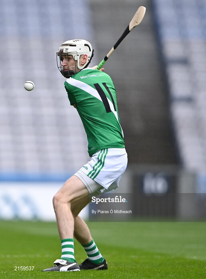 5 February 2022; John Fitzgerald of Mooncoin during the AIB GAA Hurling All-Ireland Junior Club Championship Final match between Ballygiblin, Cork, and Mooncoin, Kilkenny, at Croke Park in Dublin. Photo by Piaras Ó Mídheach/Sportsfile