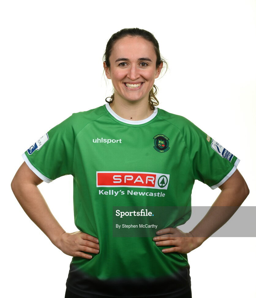 8 February 2022; Dora Gorman during a Peamount United squad portrait session at PRL Park in Greenogue, Dublin. Photo by Stephen McCarthy/Sportsfile