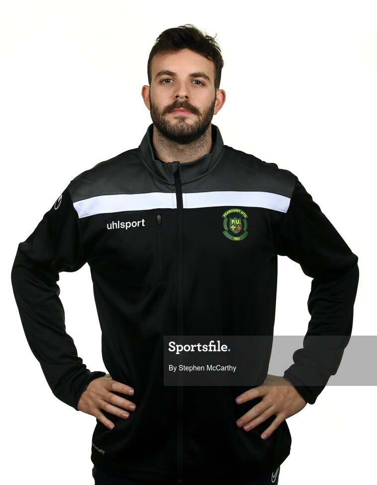 8 February 2022; Strength and conditioning coach João Lélis during a Peamount United squad portrait session at PRL Park in Greenogue, Dublin. Photo by Stephen McCarthy/Sportsfile