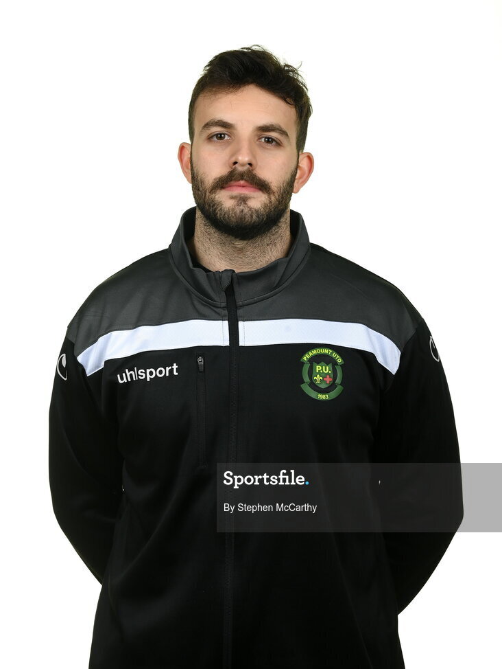 8 February 2022; Strength and conditioning coach João Lélis during a Peamount United squad portrait session at PRL Park in Greenogue, Dublin. Photo by Stephen McCarthy/Sportsfile