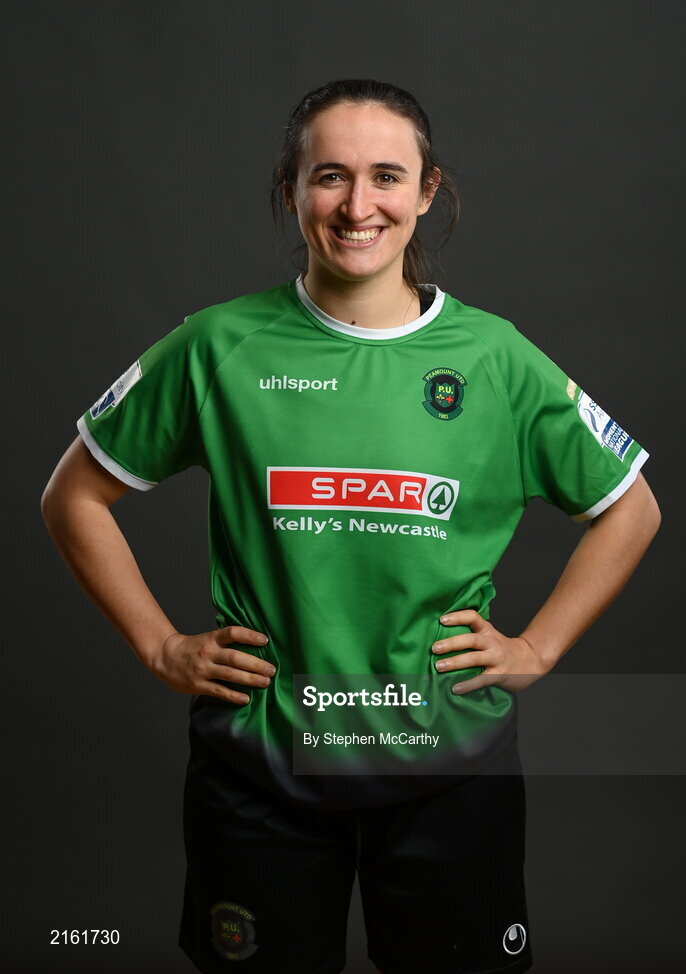 8 February 2022; Dora Gorman during a Peamount United squad portrait session at PRL Park in Greenogue, Dublin. Photo by Stephen McCarthy/Sportsfile