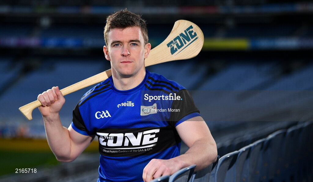 14 February 2022; An exciting new Irish protein cookies brand will hit shelves this month, endorsed by the GAA and GPA. East Coast Bakehouse have announced the launch of a new Irish Protein brand called In the Zone, created in partnership with the GAA and GPA as The Official Players Choice. The new range comprises of 4 tasty variants, two high protein low sugar cookies – Soft Bake Double Chocolate flavour and Soft Bake Cookies & Cream flavour, both with 20g of protein, as well as two high protein biscuits with 10g of protein – Crunchy Double Chocolate flavour and Crunchy Salted Caramel flavour. In attendance at the In the Zone – The Official Protein Cookies & Biscuits of the GAA & GPA Launch event at Croke Park in Dublin is Tony Kelly of Clare. Photo by Brendan Moran/Sportsfile