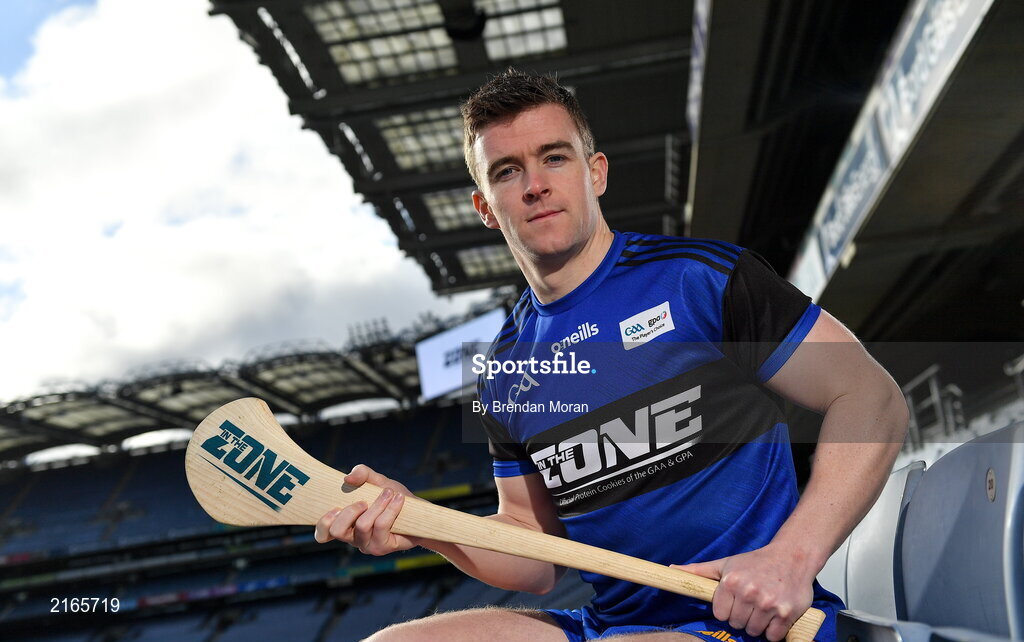 14 February 2022; An exciting new Irish protein cookies brand will hit shelves this month, endorsed by the GAA and GPA. East Coast Bakehouse have announced the launch of a new Irish Protein brand called In the Zone, created in partnership with the GAA and GPA as The Official Players Choice. The new range comprises of 4 tasty variants, two high protein low sugar cookies – Soft Bake Double Chocolate flavour and Soft Bake Cookies & Cream flavour, both with 20g of protein, as well as two high protein biscuits with 10g of protein – Crunchy Double Chocolate flavour and Crunchy Salted Caramel flavour. In attendance at the In the Zone – The Official Protein Cookies & Biscuits of the GAA & GPA Launch event at Croke Park in Dublin is Tony Kelly of Clare. Photo by Brendan Moran/Sportsfile