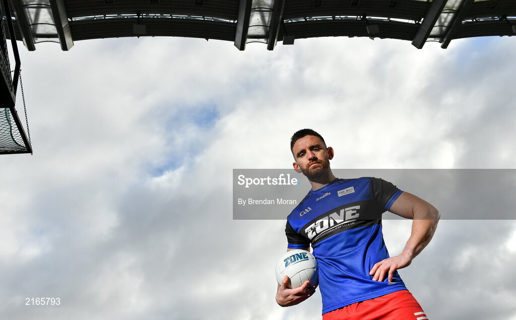 14 February 2022; An exciting new Irish protein cookies brand will hit shelves this month, endorsed by the GAA and GPA. East Coast Bakehouse have announced the launch of a new Irish Protein brand called In the Zone, created in partnership with the GAA and GPA as The Official Players Choice. The new range comprises of 4 tasty variants, two high protein low sugar cookies – Soft Bake Double Chocolate flavour and Soft Bake Cookies & Cream flavour, both with 20g of protein, as well as two high protein biscuits with 10g of protein – Crunchy Double Chocolate flavour and Crunchy Salted Caramel flavour. In attendance at the In the Zone – The Official Protein Cookies & Biscuits of the GAA & GPA Launch event at Croke Park in Dublin is Padraig Hampsey of Tyrone. Photo by Brendan Moran/Sportsfile