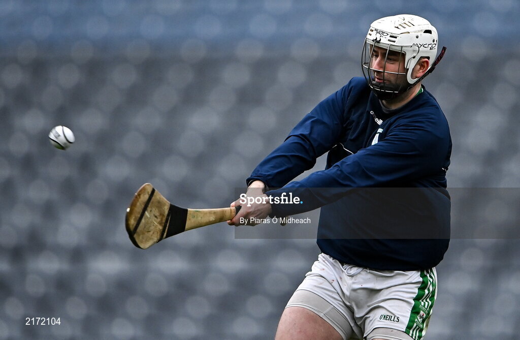 5 February 2022; Mooncoin goalkeeper Eoin Purcell during the AIB GAA Hurling All-Ireland Junior Club Championship Final match between Ballygiblin, Cork, and Mooncoin, Kilkenny, at Croke Park in Dublin. Photo by Piaras Ó Mídheach/Sportsfile